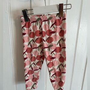 Carter's 12m pink Cherry Print Leggings